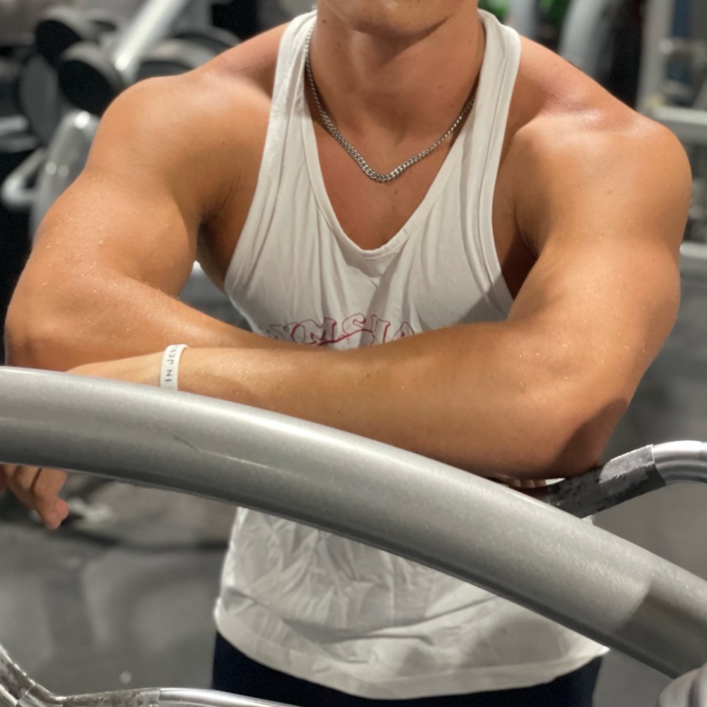 GYMSHARK TANK TOP SHIRT PIZZA COMPANY CHEAT DAY 2012 THE ORIGINAL BIG SLICE JOCK - Picture 15 of 16
